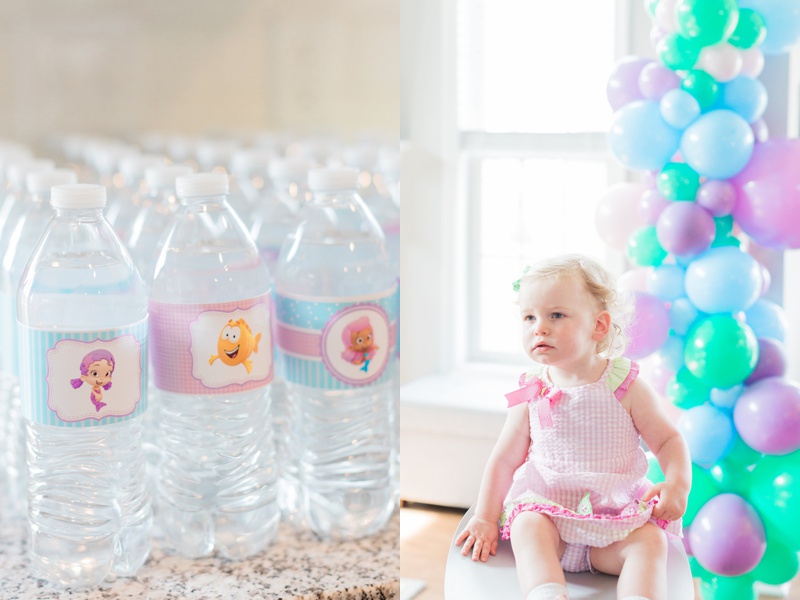 Bubble Guppies Birthday Party decor water bottle wraps