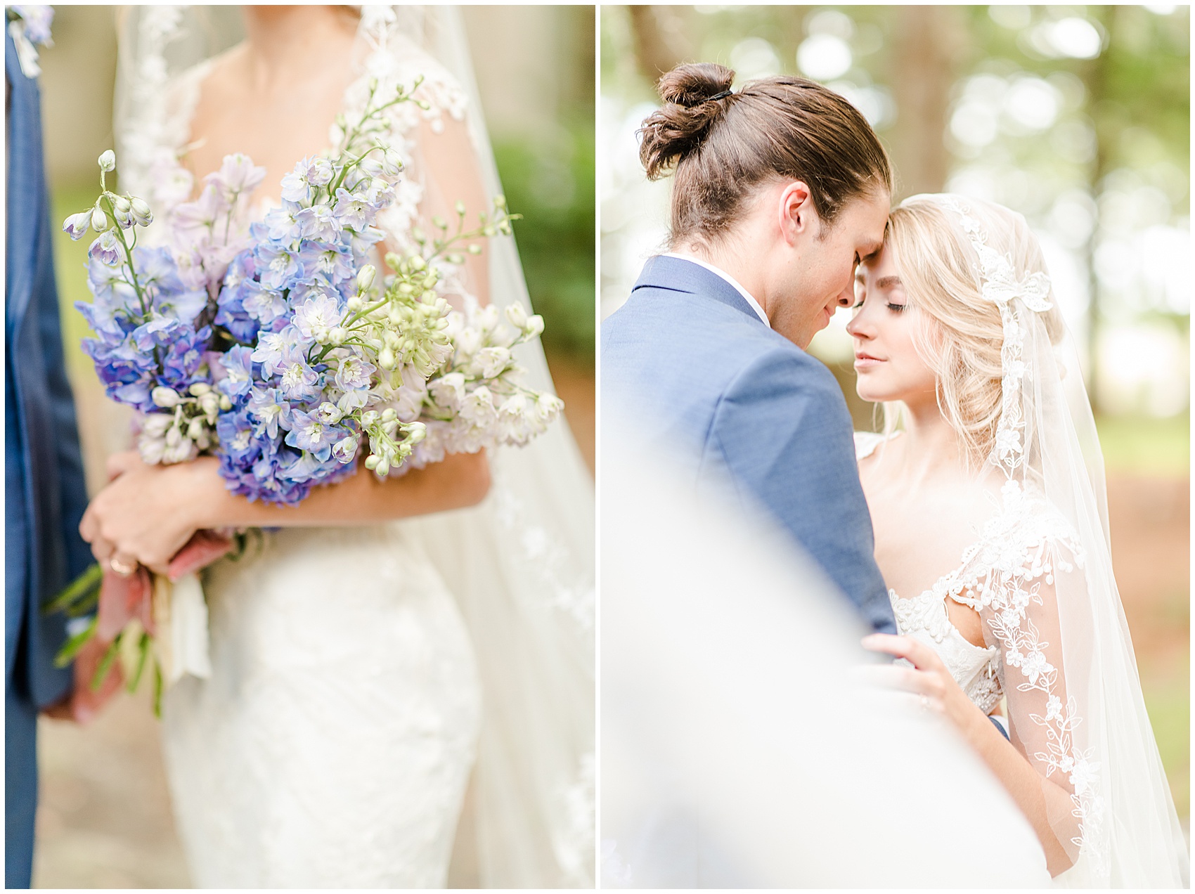 RiverOaks Charleston blue wedding bouquet