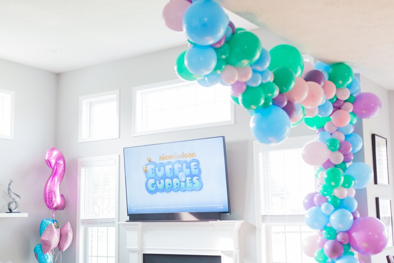 Bubble Guppies Birthday Party with Balloons