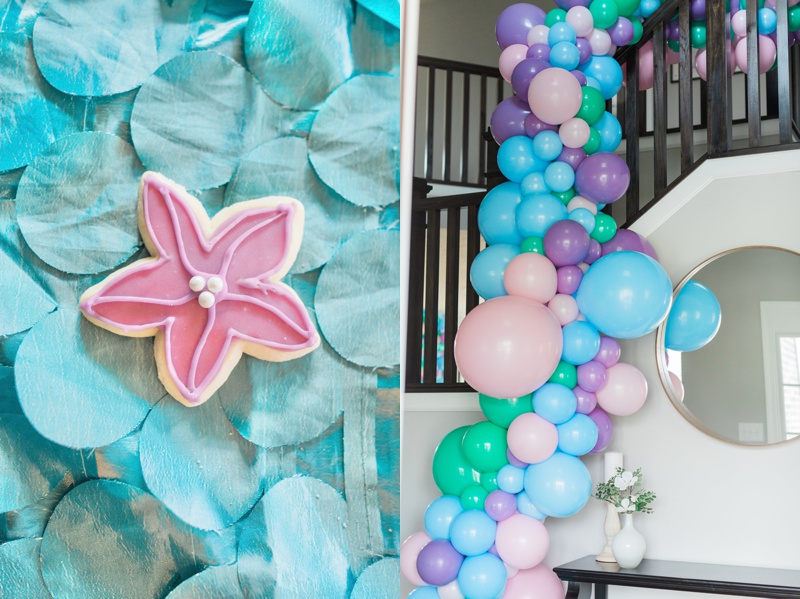 Bubble Guppies Birthday Party with Balloon staircase wrap