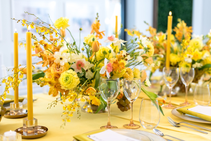Yellow Dinner Party